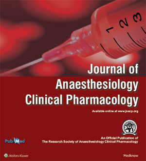 Journal of Anaesthesiology Clinical Pharmacology